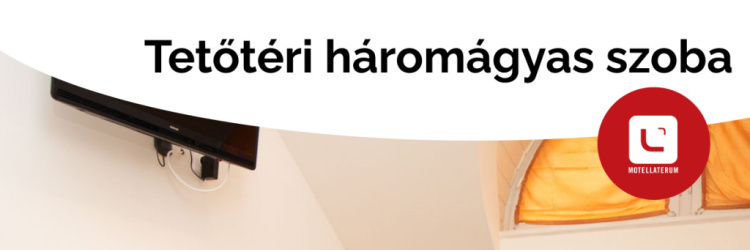 tetőtéri háromágyas szoba